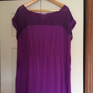 Sheer Top Dress with Pockets